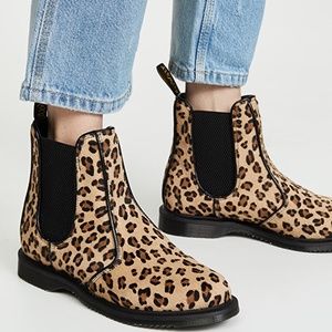 NEW Dr. Martens | Flora Leopard Calf Hair Boots